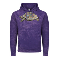 Cloud Purple Tortoise Illustrations Vintage Hoodie - LillyAllenDesigns