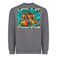 Storm fall longhorn cows Heavyweight Sweatshirt - RanaPortraitStore