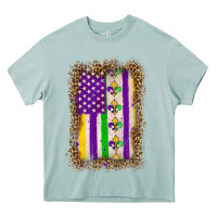 Arona mardi gras usa flag leopard Heavy Core Tee - OliviaCreatesArt