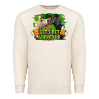 Sandshell let's get lucked up charolais and black angus bull Premium Sweatshirt - RanaPortraitStore