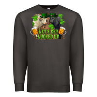 Smoke let's get lucked up charolais and black angus bull Premium Sweatshirt - RanaPortraitStore