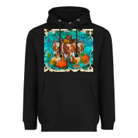Black fall longhorn cows Heavyweight Hoodie - RanaPortraitStore