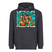 Smoke fall longhorn cows Heavyweight Hoodie - RanaPortraitStore