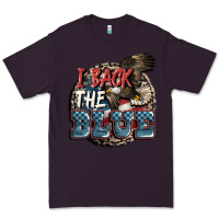 Plum I back the blue Premium Tee - FaDigitalArtStudio