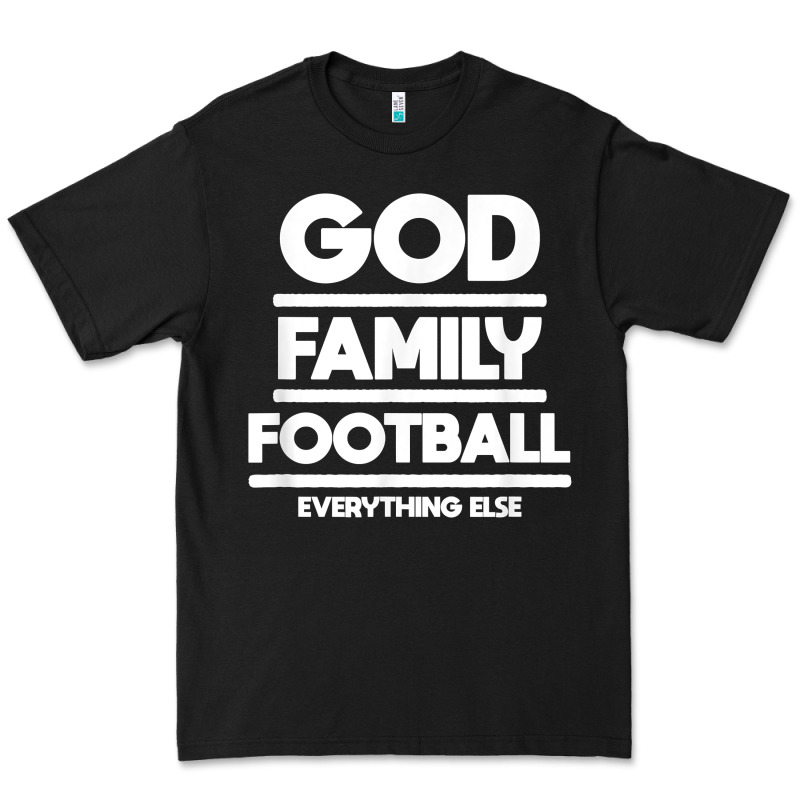 God Family Football Christian Faith Shirt Premium Tee by baoMotion | Teevron