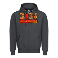 Smoke three up three down softball Zipper Hoodie - Jasminsmagicworld