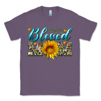 Lavender blessed mom with sunflower Classic Tee - Artiststas