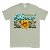 Matcha blessed mom with sunflower Classic Tee - Artiststas