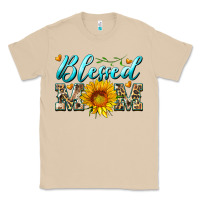 Mushroom blessed mom with sunflower Classic Tee - Artiststas