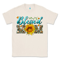 Natural blessed mom with sunflower Classic Tee - Artiststas