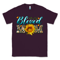 Plum blessed mom with sunflower Classic Tee - Artiststas