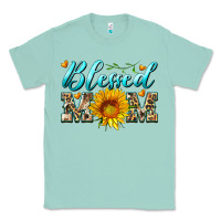 Seafoam blessed mom with sunflower Classic Tee - Artiststas