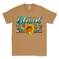 Toasted Coconut blessed mom with sunflower Classic Tee - Artiststas