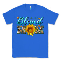 True Royal blessed mom with sunflower Classic Tee - Artiststas
