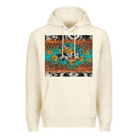 Tofu bull skull texas map sunflower leopard cowhide Premium Hoodie - Artiststas