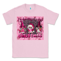 Bubblegum Pink i'm dreaming of a pink christmas Classic Tee - FaDigitalArtStudio