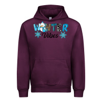 Mauve Wine winter vibes Urban Hoodie - RanaPortraitStore