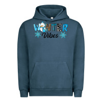 Pigment Midnight Navy winter vibes Urban Hoodie - RanaPortraitStore