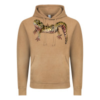 Vintage Camel Gecko Lizard Illustrations Vintage Hoodie - LillyAllenDesigns