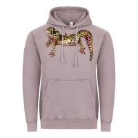 Vintage Zinc Gecko Lizard Illustrations Vintage Hoodie - LillyAllenDesigns
