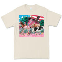 American Farm Animals Tumbler 4th Of July Premium Tee | Teevron