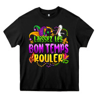 Black laissez les bon temps rouler olivia Heavy Core Tee - OliviaCreatesArt