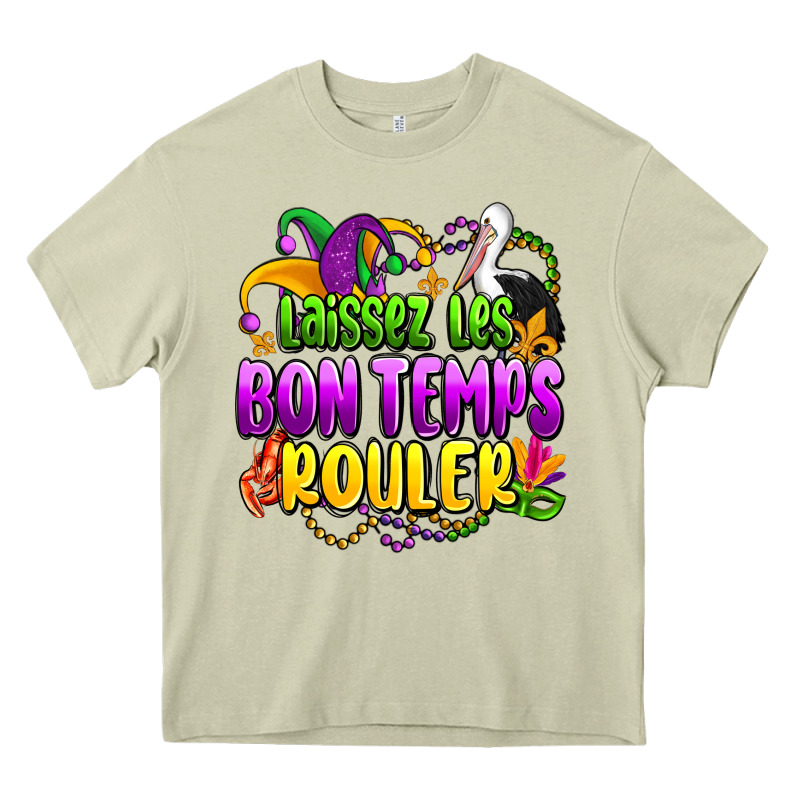 Laissez Les Bon Temps Rouler Olivia Heavy Core Tee by OliviaCreatesArt | Teevron