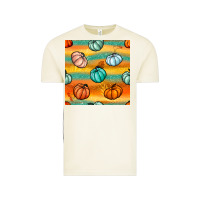 Vintage Arctic Pumpkin And Glitter Seamless Pattern Vintage Tee - BundleAndBundleShop