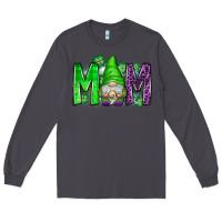Smoke st patricks day mom gnome Long Sleeve Tee - CowhideDigitalArt