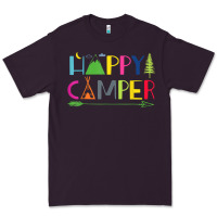 Plum camping arrow camper happy summer camp camping kids 635 Premium Tee - baoMotion