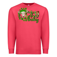 Cardinal Lucky baby charolais calf Premium Sweatshirt - RanaPortraitStore