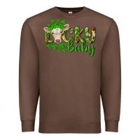 Chestnut Lucky baby charolais calf Premium Sweatshirt - RanaPortraitStore