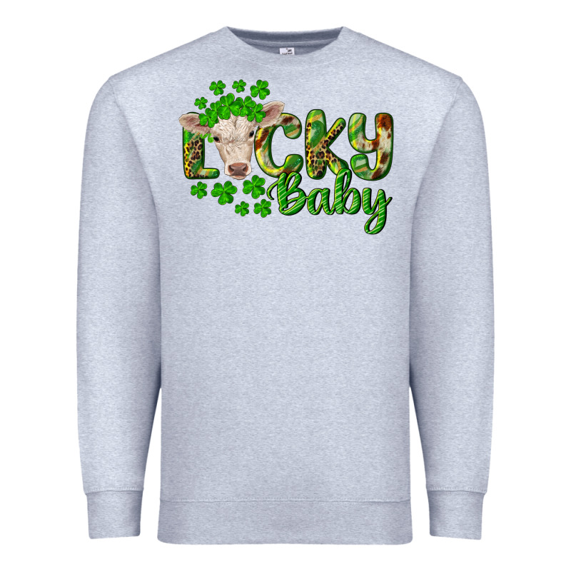 Lucky Baby Charolais Calf Premium Sweatshirt by RanaPortraitStore | Teevron