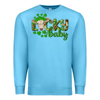 Ocean Blue Lucky baby charolais calf Premium Sweatshirt - RanaPortraitStore