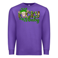 Purple Lucky baby charolais calf Premium Sweatshirt - RanaPortraitStore