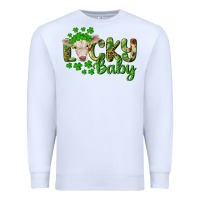 White Lucky baby charolais calf Premium Sweatshirt - RanaPortraitStore