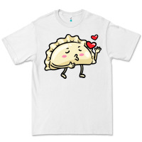 White pierogi lovers t  shirt pierogi kawaii emoticon polish food dyngus day Premium Tee - baoMotion