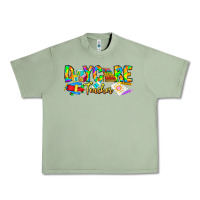 Oil Green daycare teacher Urban Heavy Tee - CowhideDigitalArt