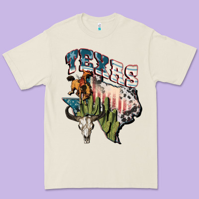 Texas 4th Of July Premium Tee Designed By Fadigitalartstudio