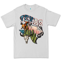 Dove Grey Texas 4th of July Premium Tee - FaDigitalArtStudio