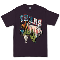 Plum Texas 4th of July Premium Tee - FaDigitalArtStudio
