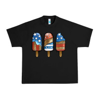 Black patriotic leopard popsicles Urban Heavy Tee - Jasminsmagicworld