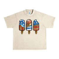 Sandshell patriotic leopard popsicles Urban Heavy Tee - Jasminsmagicworld