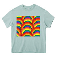 Arona Pride rainbow glitter tumbler Heavy Core Tee - FaDigitalArtStudio