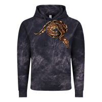 Cloud Black Royal Ball Python Illustrations Vintage Hoodie - LillyAllenDesigns