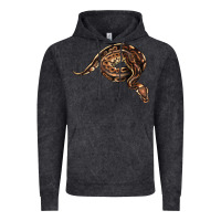 Vintage Black Royal Ball Python Illustrations Vintage Hoodie - LillyAllenDesigns