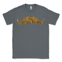 Charcoal Heather moustache fa element Classic Tee - FaDigitalArtStudio