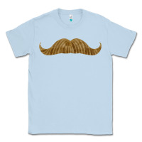 Dusty Blue moustache fa element Classic Tee - FaDigitalArtStudio