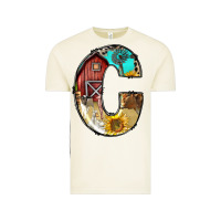 Vintage Arctic farm life alphabet lowercase letters c Vintage Tee - BundleAndBundleShop