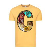 Vintage Mustard farm life alphabet lowercase letters c Vintage Tee - BundleAndBundleShop